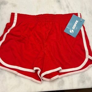 Red Soffe shorts